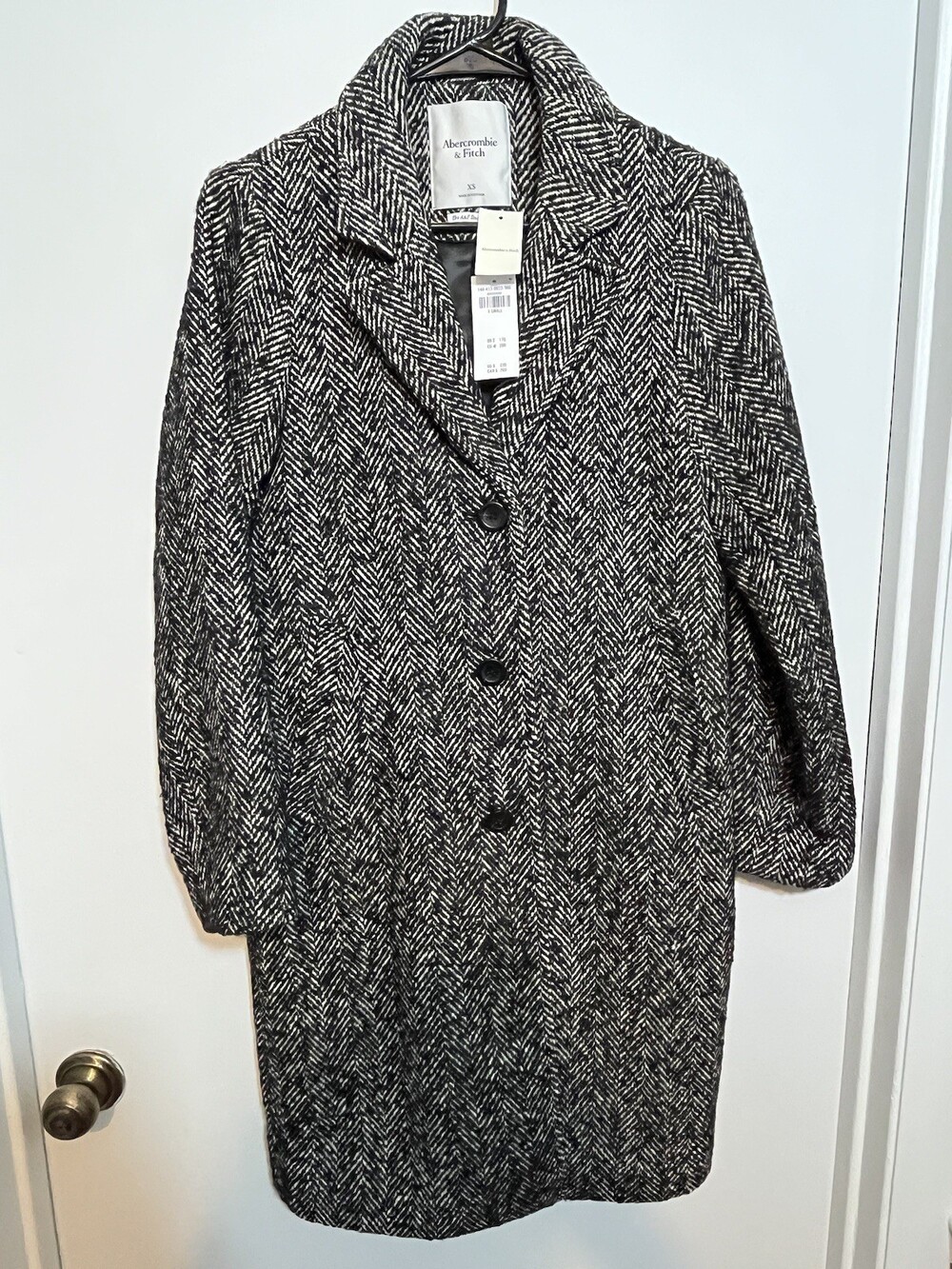 NWT Abercrombie & Fitch “The A&F Dad Coat” – Overcoat –XS Retail $220